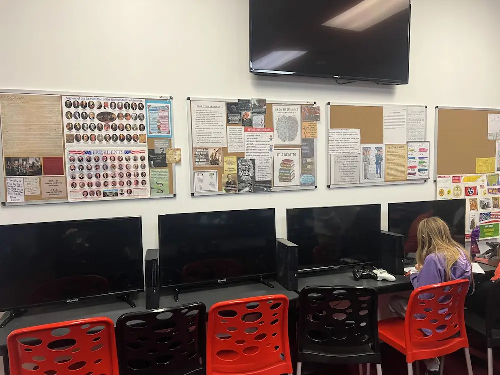 Homeschool learning space at GMA Gallatin