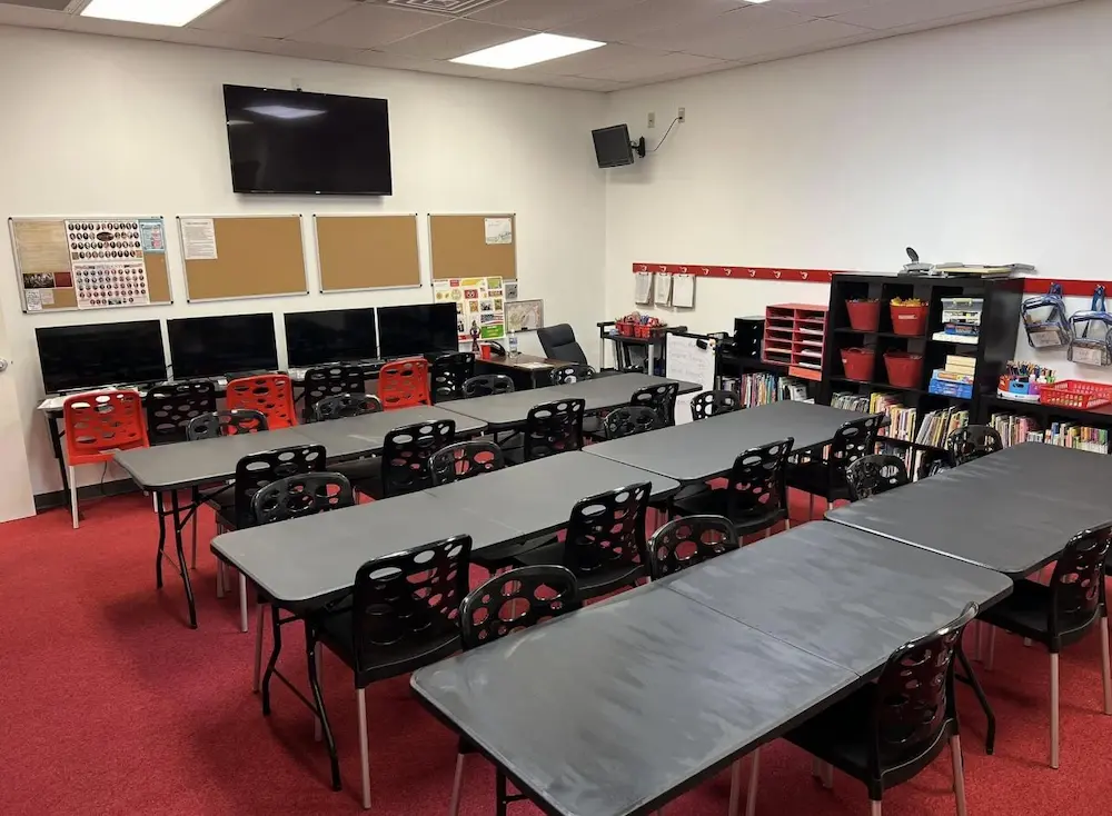 The GMA after school and homeschool learning area in Gallatin, TN