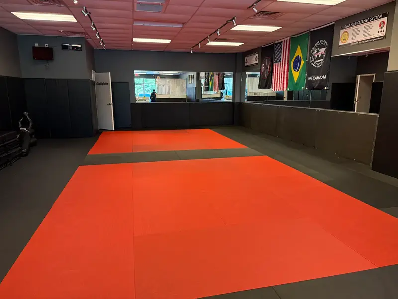 The dedicated Brazilian Jiu-Jitsu training room at GMA in Gallatin, TN