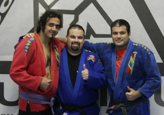 Professor Konrado with Master Rocian Gracie Jr