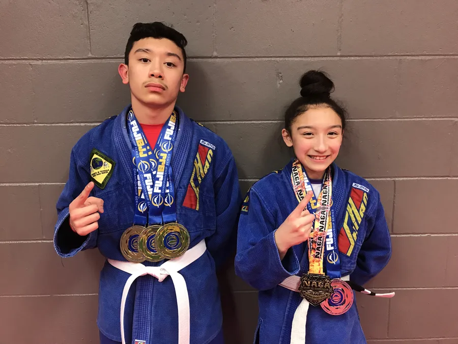 GMA Jiu Jitsu kids with tournament medals in Gallatin, TN